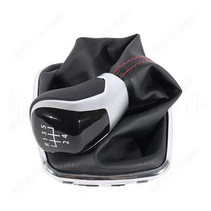 Pommeau de levier de vitesse de voiture Clh711z7100, 5 vitesses, en plastique, ergonomique, avec cadre lumineux, ligne rouge - Product Image 5