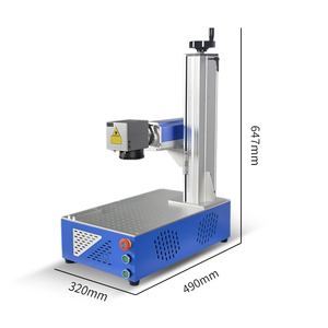 Hot Sale Fiber Laser Marking Machine with Air Cooling 20w 30w Stainless Steel Plate Color Engraving Machine - Product Image 6