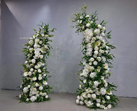 Fleurs artificielles en soie faites à la main, très réalistes, en forme de cœur vert, pour décoration d'arche de mariage, de remise de diplôme et de Thanksgiving – Vente chaude