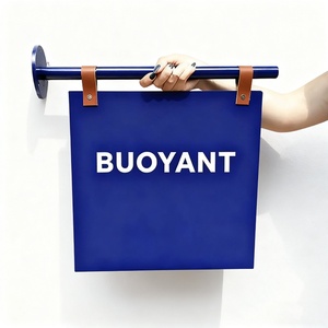 Advertising Sign Board Blade Sign With Custom Logo and Graphics High-Quality Double Sided Square <b>Wall</b> Mounted <b>Signs</b> for Stores - Product Image 1