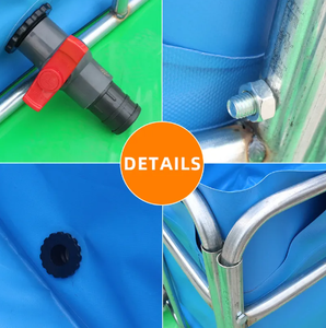 Aquaculture extérieure personnalisée grande bâche carrée en plastique pvc pour l'agriculture aquarium avec pompe à air à oxygène pour aquarium - Product Image 6