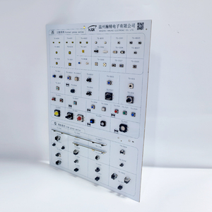 Colección de Interruptores Táctiles Multi-Estilo |   Conectores e Interruptores OEM/ODM: Interruptores Táctiles Impermeables + Conectores de Cable a Placa - Product Image 1
