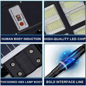 Uzaktan kumanda ile sokak güneş ışıkları açık güneş sokak lambası hepsi bir Led güneş sokak ışıkları entegre - Product Image 6