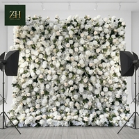 Groothandel Kunstbloemen Wanddecoratie, Zijden Bloemenwand voor Hotel Restaurant Fotohokje Feestdecoratie
