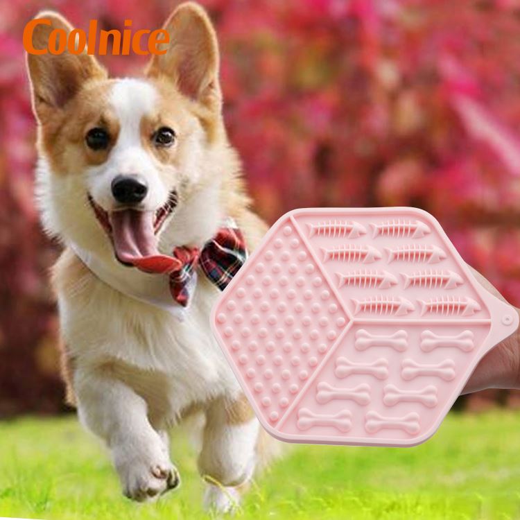 Силиконовый коврик для медленной кормления собак, коврик для вылизания домашних животных, производственная поставка