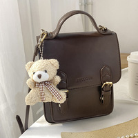 Porte-clés personnalisé ours en peluche Animal en peluche sac à dos Clip Mini peluche avec porte-clés poupée Peluches ours en peluche porte-clés