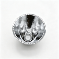 Réflecteur LED à haute réflectivité à lampe unique, usinage CNC, alliage d'aluminium, emballage pour salle blanche, OEM