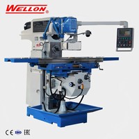 Machine de perçage et de fraisage robuste WELLON UM1460, haute rigidité, guides usinés, lubrification centralisée automatique, broche ISO50, 380V