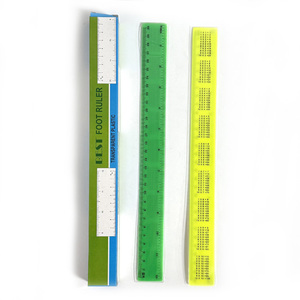 Regla de Plástico Recta de Color Sólido de 30 cm (12 Pulgadas) para Niños Escolares, Precio al por Mayor - Product Image 3