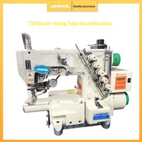 Machine à coudre industrielle à cylindre Jk-720 avec coupe-fil automatique pour la couture de manchettes de sous-vêtements