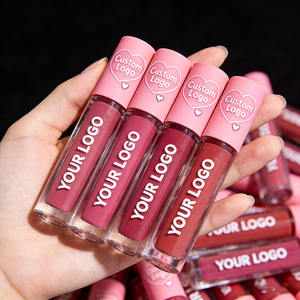 Gloss à lèvres végétalien Teinte personnalisée Logo brillant Rose nude Marque privée Rouge à lèvres hydratant non collant - Product Image 3
