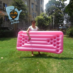 โต๊ะเป่าลมเล่นเบียร์ปองในสระน้ำ สีชมพู รุ่น Water Fun Games 22 Cup Hole - Product Image 2