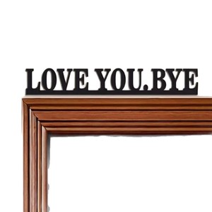 Cross-border wooden <b>wall</b> decorations, goodbye love home <b>decor</b> logos, wooden door frames, Valentine's Day letters loveyoubye - Product Image 5