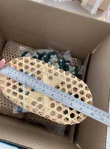 ตะกร้าไม้ไผ่สานด้วยมือ กระเป๋าใบปาล์มไทยแบบดั้งเดิม แพคเกจของขวัญ กระเป๋าทำมือจากธรรมชาติ ของตกแต่ง เป็นมิตรกับสิ่งแวดล้อม - Product Image 6