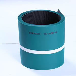 حزام ناقل مسطح عالي المرونة بسمك 1.0 مم باللون الأخضر الداكن/الأسود لآلات الطباعة - Product Image 1