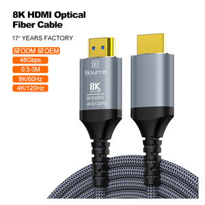 NewA325-4 8K pour câble à fibre optique <span class=keywords><strong>HDMI</strong></span> résolution de gaine en PVC Transmission de Signal sans perte pour console de télévision de projecteur de cinéma à domicile - Product Image 1