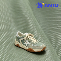 Cuir PU en microfibre respirant antidérapant, cuir imitation doux pour chaussures de football et sacs d'extérieur