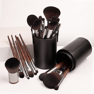 Juego de Brochas de Maquillaje Cangzhou, Mango de Madera, Pelo Sintético, Brochas para Base, Corrector y Sombra de Ojos, 16 Piezas, Herramienta de Belleza Profesional - Product Image 3