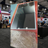 FHD 21.5 inci layar LCD TFT, kecerahan tinggi hiasan dinding mesin iklan aplikasi industri tanda digital