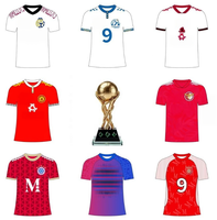 TF247 Premium Europäische Fußballtrikot-Kollektion Kurzarm-Fußballshirt Maßgeschneiderter Herstellungsservice Fabrik