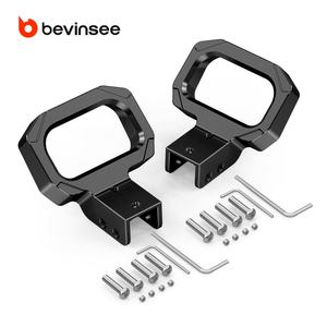 Juego de manijas de aluminio BEVINSEE para ajuste de asiento de liberación de asiento para Volkswagen Jetta Syncro Passat CC <span class=keywords><strong>Polo</strong></span> Sedan - Product Image 1