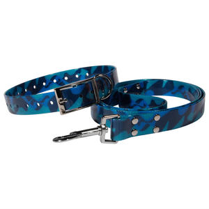 Venta al por mayor Durable pesada impermeable personalizado PVC recubierto de Nylon correas Collar de perro Correa con 20ft 30ft 50ft - Product Image 6