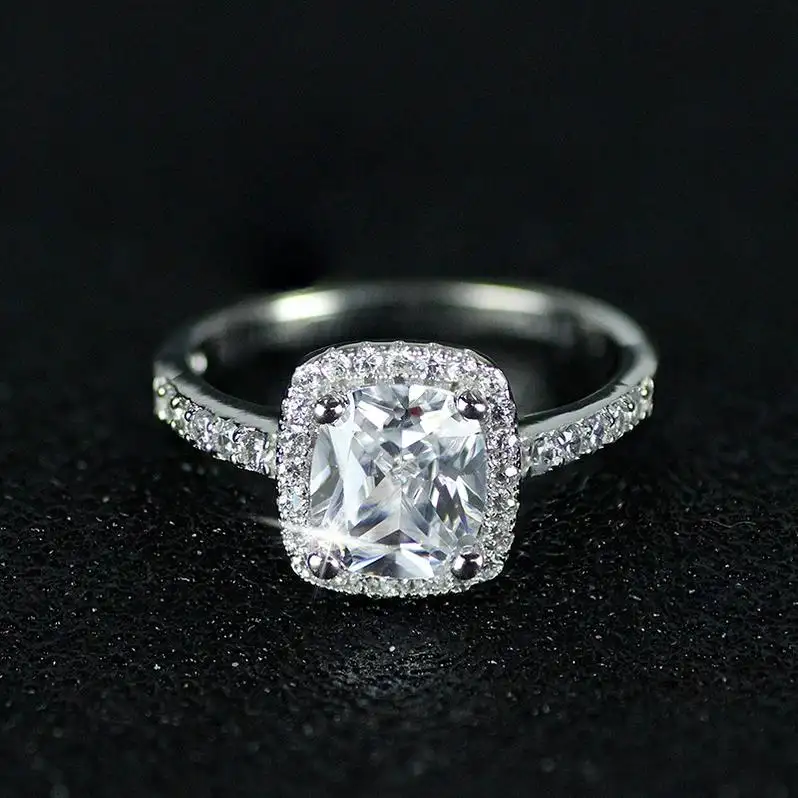 Anelli di gioielli di moda acciaio inossidabile nero sigillo da uomo 925 Sterling coppia Set per ragazze produttore di anelli di nozze