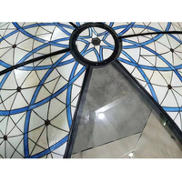 Dôme en verre trempé, design religieux, église, maison, villa artistique, verre trempé