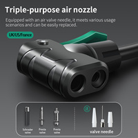 Pompe à pied portable haute pression TOSUOD 130-160 PSI avec manomètre et valve Schrader pour vélo, vélo électrique, moto et usage domestique