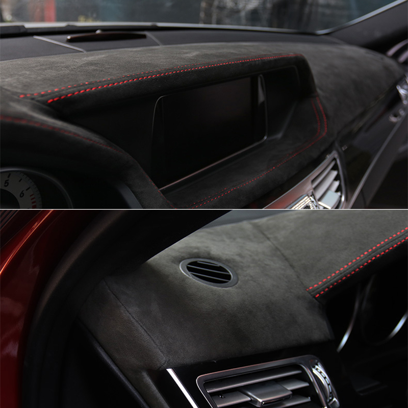 Copricruscotto Per Mercedes Classe E W212 (2010-2012) - LHD/RHD, Nero, Antipolvere, Antiriflesso, Protezione Dal Sole