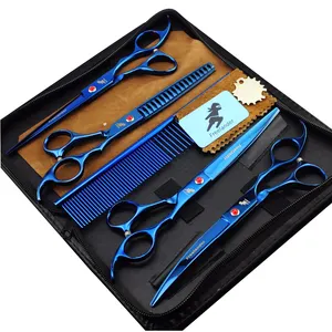 Pet Scissors 7 "Cutting Curved Pet Groom ing Scissors Profession elle Schere Salon Barber mit Hunden & Katzen