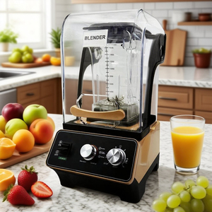 Frullatore Elettrico Professionale Lexical per Uso Intensivo, 5 Velocità con Controllo a Manopola, Caraffa Infrangibile da 2L, Silenzioso, per Uso Domestico e Alberghiero in Cucina - Product Image 6