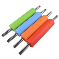 Rouleau en caoutchouc SBR NBR EPDM PU silicone sur mesure anti-âge pour équipement de traitement textile