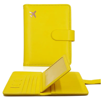 Sanchuan haute qualité porte-housse portefeuille à rabat bloc RFID porte-cartes en cuir passeport famille voyage accessoire