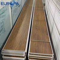 Panneau mural en PVC de style moderne, imitation bois, pour décoration intérieure