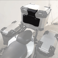 Boîte à bagages supérieure et arrière pour moto en aluminium 43L AC-0907, étanche, pour rénovation/amélioration, provenant directement de l'usine