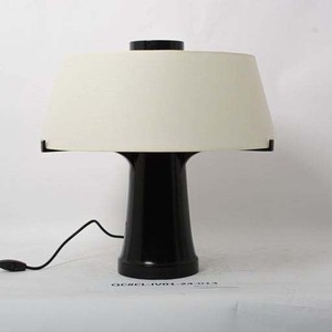 Lampe de table série Tree, abat-jour en tissu noir, lumière LED E27, commande par interrupteur, pour hôtels et maisons d'hôtes - Product Image 3