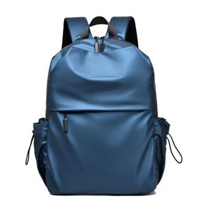 Large Capacity Simple Solid Color Fashion Trend Student <b>Backpack</b> New Computer Travel <b>Backpack</b> - Product Image 1