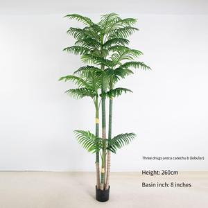 Bonsaï en plastique Jade Horizon, plante artificielle bon marché, verte, grande, salon, haute qualité, écologique, décoration tropicale pour la maison, Areca - Product Image 5