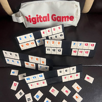 Cartes de jeu numériques de Mahjong israélien, dominos numériques, jeux de société décontractés pour adultes, jeux de cartes secrets, jouets de puzzle