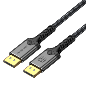 USB C <span class=keywords><strong>DISPLAYPORT</strong></span> 4K/8k/16k Mini dp Cáp <span class=keywords><strong>6</strong></span> feet 1.8m đồng nguyên chất PVC bện kết hợp âm thanh cho các thiết bị di động 1m chiều dài - Product Image 2