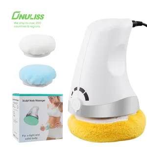 Fabrieksprijs Draagbare Elektrische Body Sculpting Machine Hand Gehouden Afslanken Trillingen Anti Cellulitis Massager Met Wasbare Pads