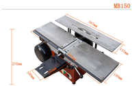 Nouvelle petite fraiseuse multifonctionnelle trois-en-un entièrement automatique pour le travail du bois, capable de scier, percer et planer sur table
