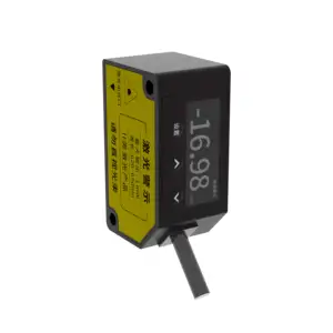 Sensor de distancia láser micro rápido y preciso para la industria con velocidad de fotogramas de 2kHz de bajo precio PNP/NPN