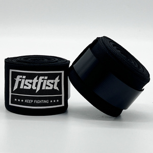 Fabrication OEM ODM, logo personnalisé, vente directe d'usine, bandages en coton pour les mains, 5 m, durables et respirants, pour la <span class=keywords><strong>boxe</strong></span>, le Muay Thai, le kickboxing, le MMA - Product Image 1
