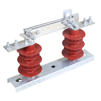 YONGCELE HGW9-10 Interrupteur isolant haute tension extérieur 200A-630A, sectionneur en porcelaine/caoutchouc silicone pour ligne aérienne 10kV