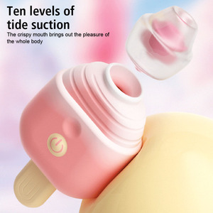 Vibradores Clitorales con Forma de Helado, Mini Estimulador Portátil de Clítoris y Pezones, Juguete Sexual para Mujeres - Product Image 2