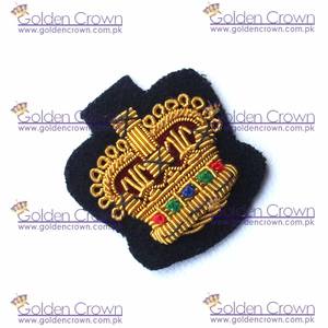 Blazer en fil de couronne brodé à la main badges broderie de lingots - Product Image 6