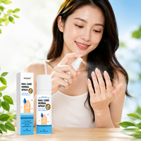Spray nourrissant pour ongles à base de plantes, formule douce et sûre pour stimuler la croissance saine des ongles, fourni par l'usine