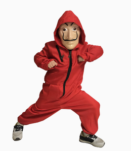 Costume Cosplay Money Heist, Tuta Rossa per Halloween, Outfit per Performance Anime - Product Image 5